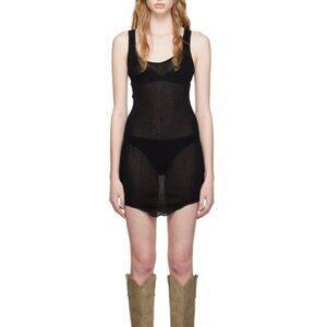 ISABEL MARANT ETOILE BLACK LENA MINI DRESS NWOT